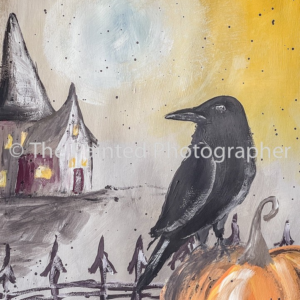 Spooky Night Crow Connie's Rice Paper