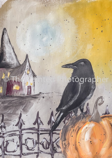 Spooky Night Crow Connie's Rice Paper